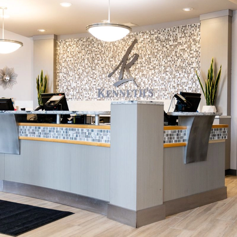 Main Desk at our New Albany Salon