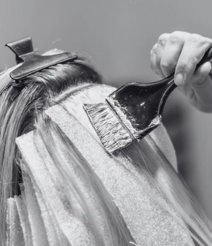 Hair color highlights