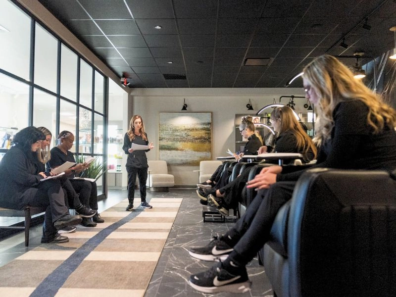 Hair, spa and nail training and education.